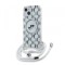Husa MagSafe pentru Apple iPhone 15, Karl Lagerfeld, IML Crossbody Monogram Karl &amp; Choupette&#039;s Heads, Transparenta