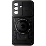 Husa spate TPU si PC negru, inel si stand, pentru Samsung Galaxy A57 5G