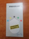 Program universiada bucuresti 1981