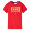 Tricou pentru copii, roșu, 128, vidaXL