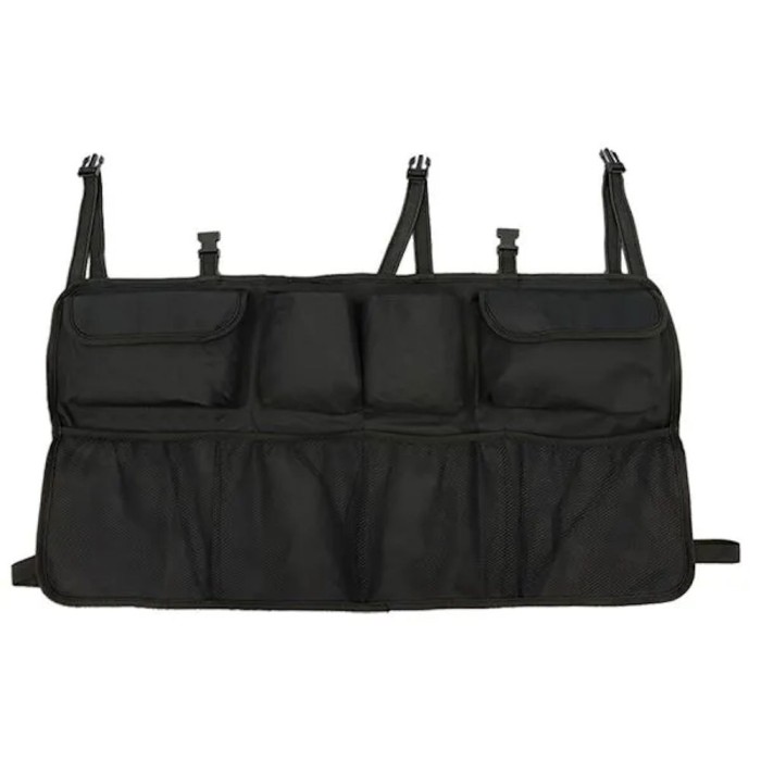 Organizator portbagaj auto Streetwize Deluze, fixare bancheta spate, 90x46cm, impermeabil, muliple zone depozitare AutoDrive ProParts