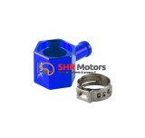 Conector aluminiu pompa benzina KTM 4MX albastru