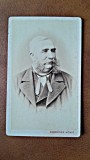Fotografie tip CDV, barbat inceput de secol XX