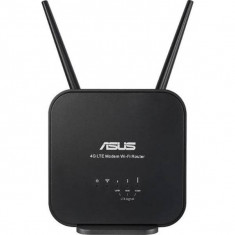 Router Wireless portabil ASUS 4G N300 4G-N12 B1 Single-Band Negru foto