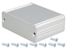 Carcasa aluminiu gri AKG 69mm x 50mm x 24mm foto