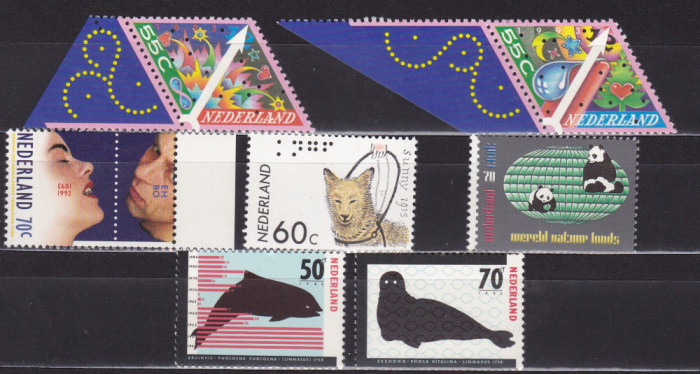 OLANDA 1985/1993 LOT SERII SI TIMBRE MNH