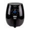 Friteuza cu aer cald Beper, 1450 W, 5 l, timer, 7 programe, Negru