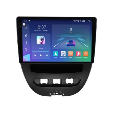 Navigatie dedicata cu Android Citroen C1 I 2005 - 2014, 4GB RAM, Radio GPS Dual foto