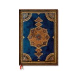 2024 Safavid Indigo 12-Month Grande 160 Pg Vertical Week-At-A-Time Safavid Binding Art