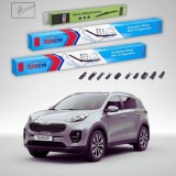 Cumpara ieftin Ștergătoare Kia Sportage IV QL SUV 2015-2022 | Set Față și Spate Flat Premium &ndash; TeamCar&reg;