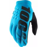 MBS Manusi motocross/enduro, turcoaz, marimea M, 100% Brisker, Cod Produs: 33307118PE