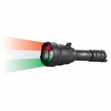 Cumpara ieftin Aproape nou: Lanterna PNI Adventure F300 cu LED in 3 culori, alb, rosu, verde, dist