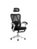Scaun birou ergonomic OFF 428, mesh, suport lombar, tetiera, mecanism multiblock, suport picioare, 100 kg