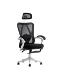Scaun birou ergonomic OFF 428, mesh, suport lombar, tetiera, mecanism multiblock, suport picioare, 100 kg