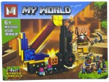Set constructie MY WORLD MG1202C - Toporul urias din Nether (85 piese)