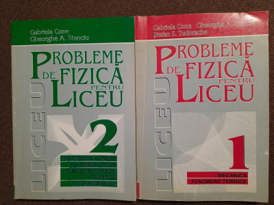 Gabriela Cone - Probleme de fizica pentru liceu (2 volume) foto