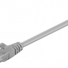Cablu de retea U/UTP Goobay, cat5e, patch cord, 0.25m, gri