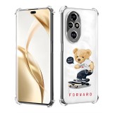 Husa antisoc pentru honor 200 pro, airbag pro, protectie completa, design transparent, let&acirc;s move forward