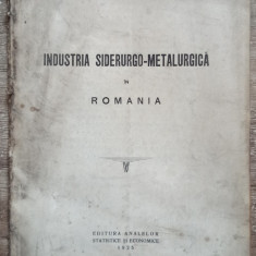 Industria siderurgo-metalurgica - Stefan Chicos// dedicatie si semnatura autor
