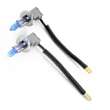 Set 2 becuri halogen H1 "HOD HI-POWER", putere 55W, lumina alba 5000K, 12V, imitatie xenon, cu mufe ceramice FAVLine Selection
