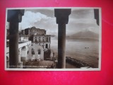 HOPCT 24166 PALATUL DONN ANNA SI VEZUVIU -NAPOLI --ITALIA-CP VECHE - NECIRCULATA
