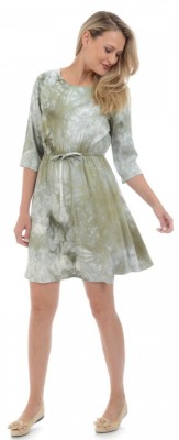 Rochie Dama Verde Degrade - L foto