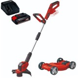 Einhell GE-CT 18/28 Li TC PXC + Starter Kit - Trimmer gazon 280 mm cap cu fir + Set 1 acumulator si incarcator Li-Ion 18 V 2.5 Ah