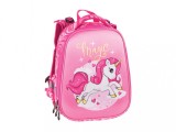 Ghiozdan Pulse Anatomic Cube Pink Magic pentru clasele I-IV,38 x 28 x 18 cm