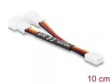 Splitter 1 x 3 pini ventilator la 2 x 3 pini M-T 10cm, Delock 91429