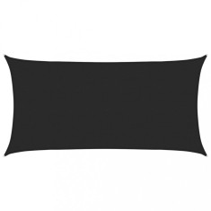 Panza parasolar, negru, 2,5x5 m, HDPE, 160 g/m&sup2;