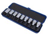 Kit 9 capete tubulare imbus GEDORE casetă plastic