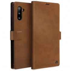 Husa Piele UNIQ Journa - Heritage pentru Samsung Galaxy Note 10 N970 / Samsung Galaxy Note 10 5G N971, Maro