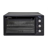 Cuptor electric, putere 1500W, capacitate 45L, timer 90 min, temperatura maxima 300 grade, 2 tavi incluse, negru / ZLN 3130_N