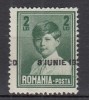 ROMANIA 1930 LP 83 b REGELE MIHAI I SUPRATIPAR 8 IUNIE 1930 - 2 LEI VERDE EROARE SUPRATIPAR DEPLASAT STARE MNH, Nestampilat