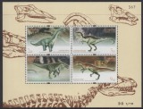 Thailanda 1997 - Dinozauri, fauna preistorica, bloc neuzat