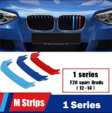 Ornamente Grila Fata BMW Seria 1 F20 (2012-2014), 8 Bare, Plastic