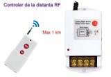 Intrerupator Telecomanda RF 1KM 220V 2500W Pornire/Oprire Pompa Apa, Iluminat, Irigatii