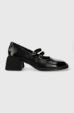 Vagabond Shoemakers pantofi de piele ANSIE culoarea negru, cu toc drept, 5645.460.20