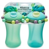 Set 2 cani cu pai Abacus, albastru si verde, Melii