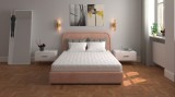 Saltea cu spuma poliuretanica 7 Zone SOMNART 120x200, inaltime 17 cm, ortopedica, husa detasabila cu fermoar, fermitate medie