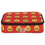 Cumpara ieftin Cutie pentru pr&acirc;nz LEGO Minifigurine Roşu