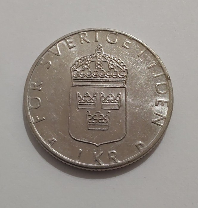 Suedia - 1 Kronor 1990