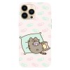 Husa compatibila cu Apple iPhone 14, Viceversa, model Lets play some games Pusheen , Silicon, TPU, Transparent, Carcasa