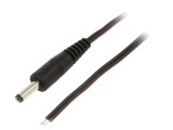 Cablu Alimentare DC 4.0/1.7 Negru 0.5m