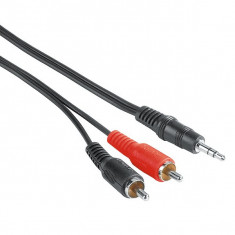 CABLU AUDIO Adaptor JACK -&amp;gt; 2 X RCA foto