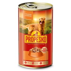 Propesko Dog Conserva cu vita ?i pui in sos 1240 g foto