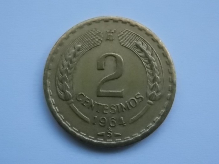 2 CENTESIMOS 1964 CHILE