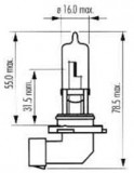 Bec Far Hb3 12V 60W P20d Super White Sct 45423 202570