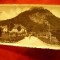 Ilustrata Deva - Parcul si Cetatea circulat 1943 , 2 pete
