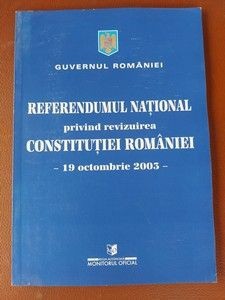 Referendumul National privind revizuirea Constitutiei Romaniei foto